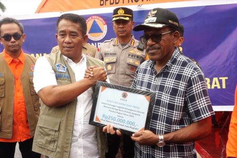 BNPB salurkan Rp1 miliar untuk penanganan gempa bumi di Kota Jayapura