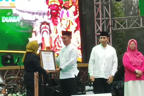 Karnaval Nusantara seabad NU pecahkan dua rekor dunia MURI