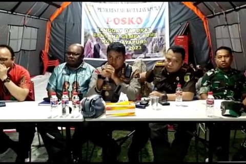 Pemkot Jayapura menetapkan Status Tanggap Darurat Bencana Gempa Bumi