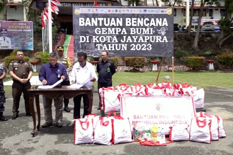 Presiden RI kirim 2000 paket sembako bagi korban gempa Jayapura