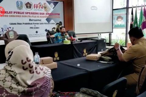 PWI Jember gelar pelatihan jurnalistik pada guru sekolah