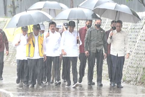 Sempat terhenti, Presiden sebut normalisasi Ciliwung akan dilanjutkan