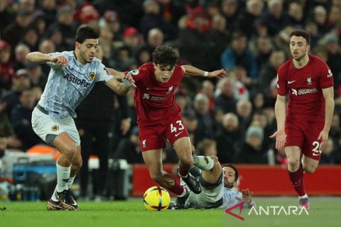 Liga Inggris : Liverpool menang di laga kandangnya atas Wolverhampton Wanderers