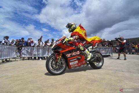 Alvaro Bautista tercepat di race pertama WSBK Mandalika