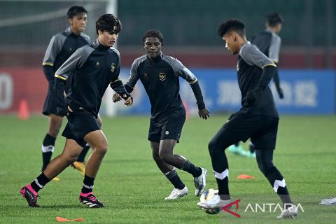 Timnas U-20 Indonesia berlatih jelang hadapi Uzbekistan