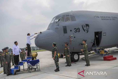 Serah terima alutsista Super Hercules