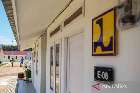 Rumah relokasi untuk korban gempa Cianjur