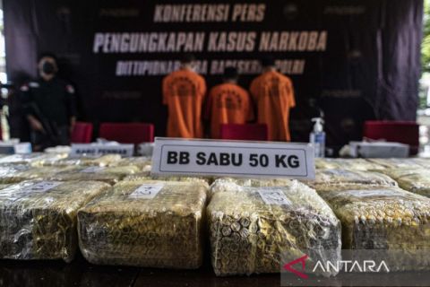Kasus peredaran sabu-sabu 50 kilogram