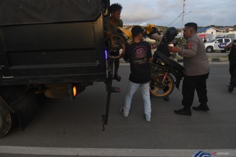 Penindakan Aksi Balap Liar Oleh Polres Palu