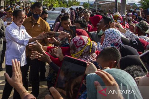 Kunjungan Presiden di Kabupaten Maros