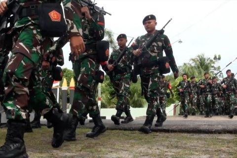 550 prajurit TNI Raider 631/Antang dikirim amankan obvitnas di Papua