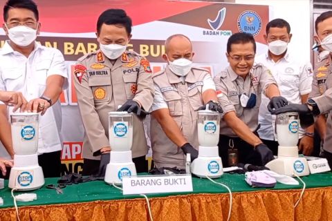 Musnahkan 1,5 kg sabu, Kapolda Babel sebut sebagai capaian baru