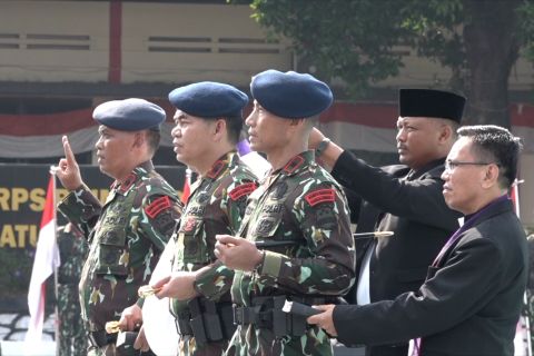 Dankor brimob lantik 3 komandan pasukan baru
