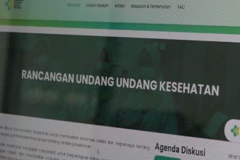 Menkes minta publik sampaikan usulan RUU Kesehatan di laman resmi