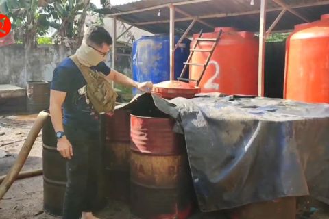 Polisi gagalkan penyelundupan 22 ton BBM ilegal di Babel