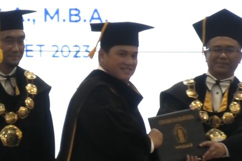 Raih Honoris Causa, Erick Thohir terdorong lebih mengabdi ke negara