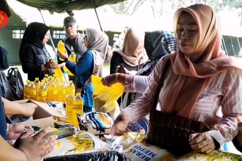 Jelang Ramadhan, Kodim 0601 Pandeglang gelar bazar murah