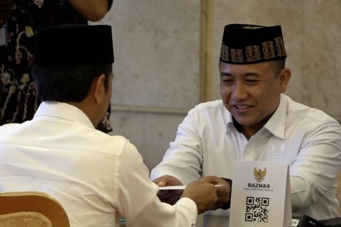 Tunaikan zakat, Presiden imbau umat Islam bayar zakat di Baznas