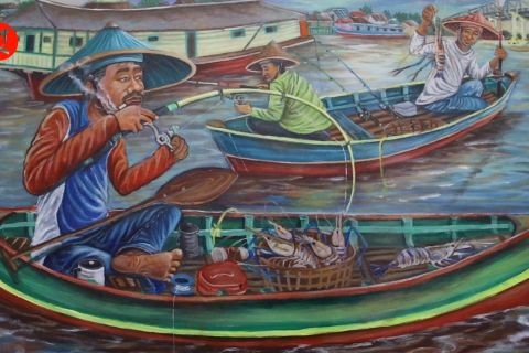 Warna-warni pameran "Tepi Kapuas" di Pontianak