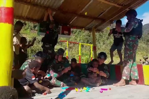 Yonif 321 Kostrad bangun "Pondok Pendidikan Pintar" di daerah rawan