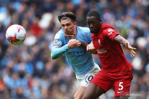Liga Inggris: Babak pertama usai Manchester City vs Liverpool imbang 1-1
