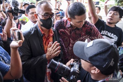 Rafael Alun tiba di KPK