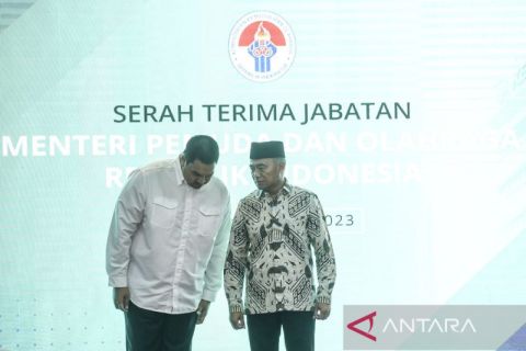 Serah terima jabatan Menpora