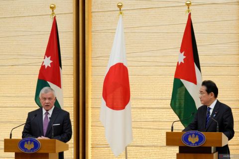 Pertemuan bilateral Jepang dan Yordania