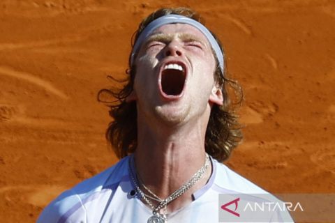 Tenis Monte Carlo Masters: Andrey Rublev kalahkan Jaume Munar rubber set