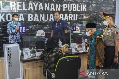 Wapres tinjau Mal Pelayanan Publik di Banjarbaru
