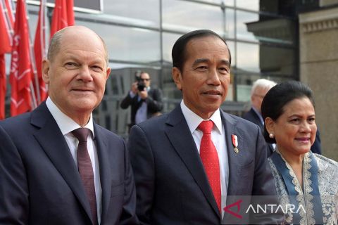 Presiden Joko Widodo hadiri Pameran Hannover 2023