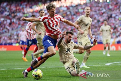 Liga Spanyol : Atletico kalahkan tim tamunya Almeria 2-1