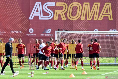 Liga  Europa: AS Roma berlatih hadapi Feyenoord di laga leg kedua babak perempat final