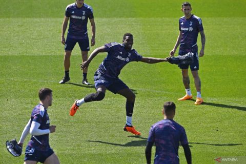 Liga  Europa: Juventus berlatih hadapi Sporting CP di laga leg kedua babak perempat final