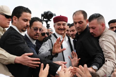 Karnaval sambut Idul Fitri 1444 H di Libya