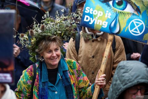 Aksi unjukrasa The Big One di London