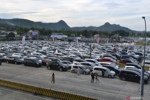 Volume arus balik di Pelabuhan Bakauheni