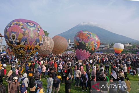 Festival balon udara di Temanggung