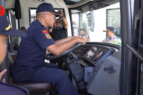 Dishub Garut cek kelaikan bus angkutan lebaran