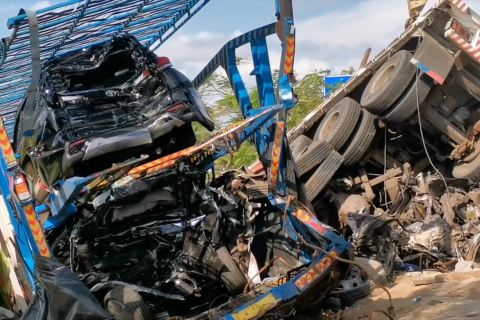 Kondisi korban selamat dari kecelakaan beruntun di tol Boyolali
