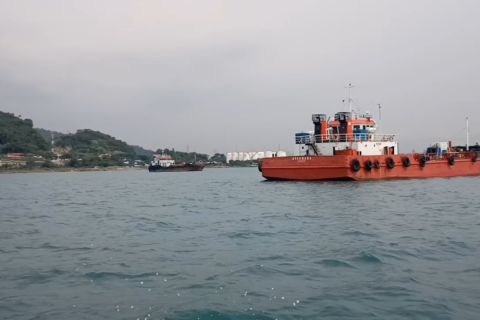 Lanal Banten patroli pengamanan jalur navigasi kapal penyeberangan