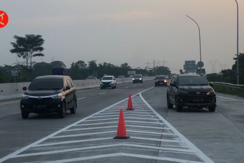 Pemudik mulai padati kawasan Jawa Tengah, lalu lintas masih lancar