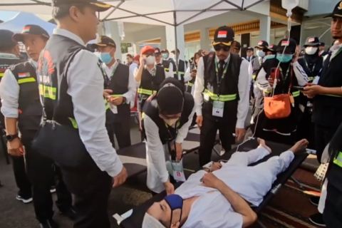 Petugas haji ikuti simulasi, mantapkan kapasitas layani jemaah