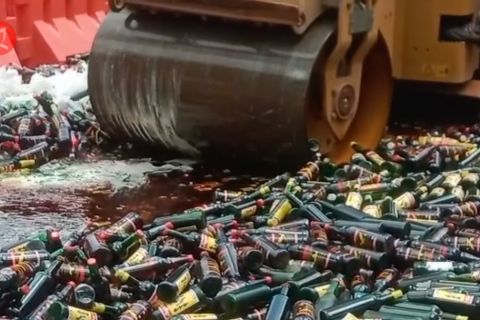 Polres Tangerang Kota musnahkan 16.242 miras hasil operasi Ramadhan