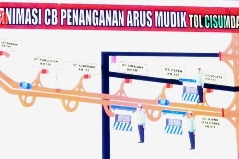 Fungsional Tol Cisumdawu dibatasi hingga pukul 15.00 WIB saat mudik