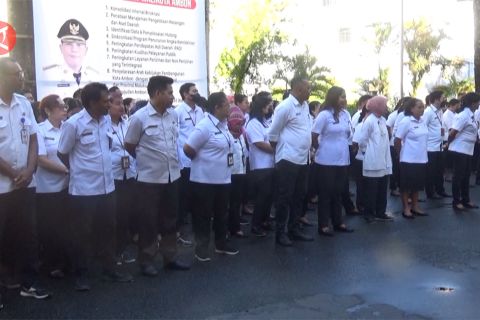 Hari pertama kerja, ASN Ambon hadir 97 persen
