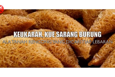 Keukarah, kue sarang burung ala Tanah Rencong yang dicari tiap Lebaran