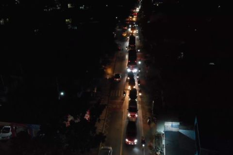 Volume kendaraan di jalur selatan Jawa Barat mulai turun