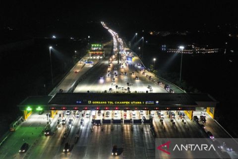 Arus balik Lebaran di Tol Cikampek