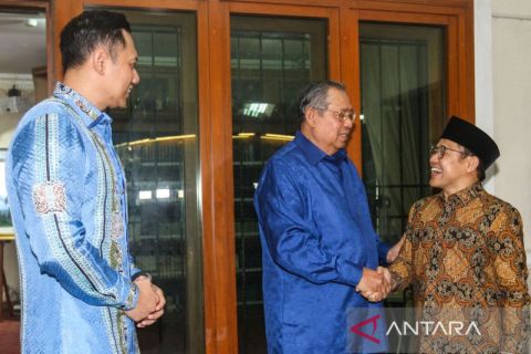 Silahturahmi Partai Demokrat dengan PKB di Puri Cikeas